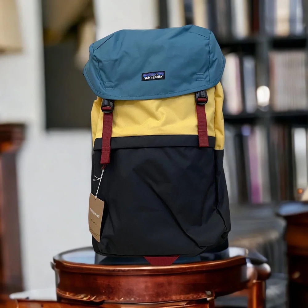 New with Tag Patagonia multicolored color block lightweight backpack size - Picture 1 of 10